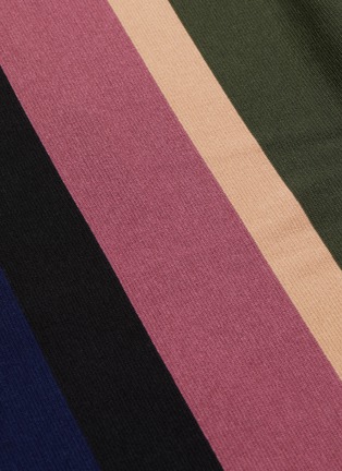  - AKIRA NAKA - Colourblock stripe knit top
