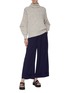 Figure View - Click To Enlarge - TOGA ARCHIVES - Folded cuff gabardine wide leg pants