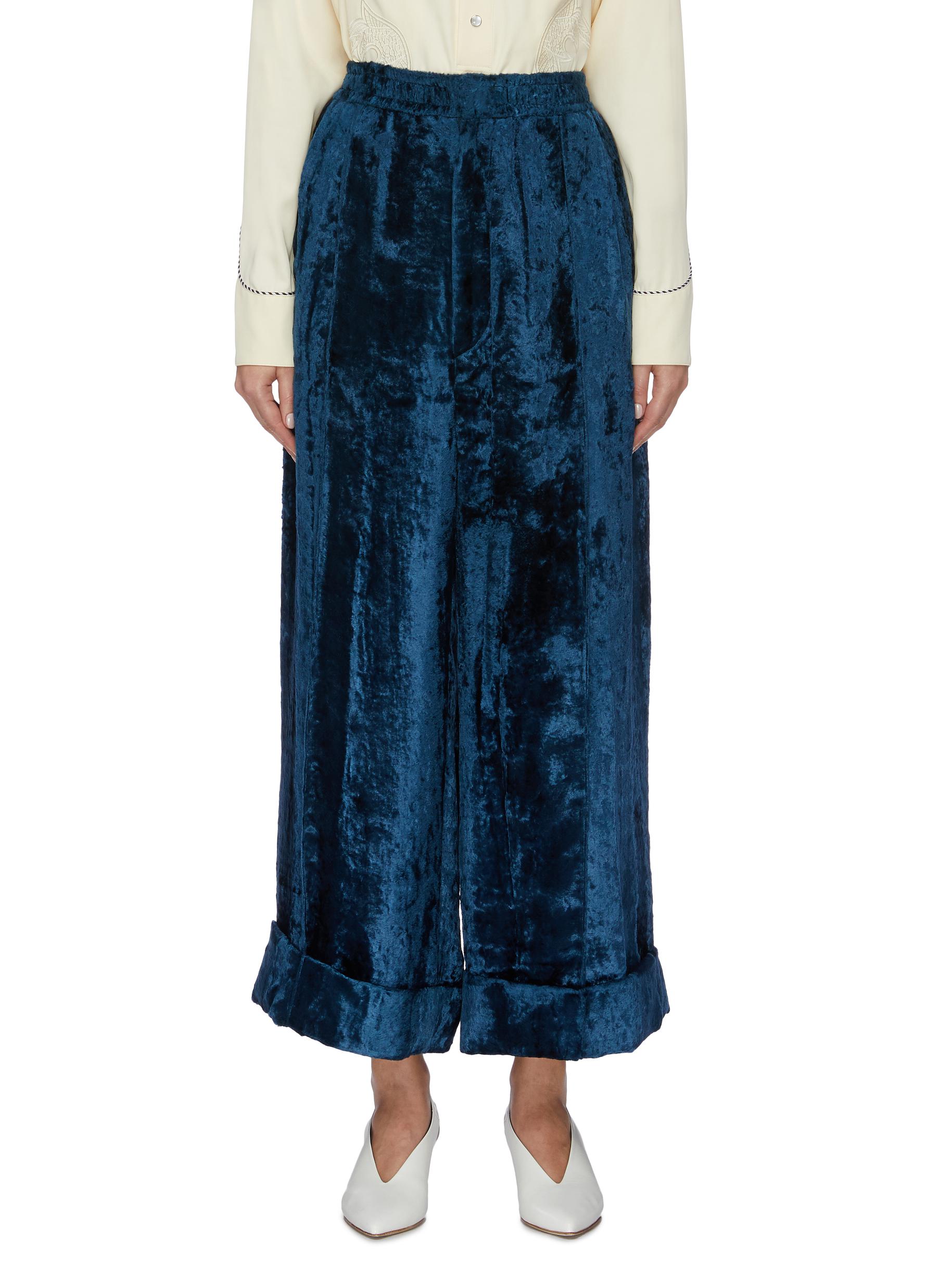 rolled-cuff-velvet-wide-leg-pants-by-toga-archives-coshio-online-shop