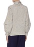 Back View - Click To Enlarge - TOGA ARCHIVES - Cocoon sleeve speckled turtleneck sweater
