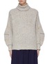 Main View - Click To Enlarge - TOGA ARCHIVES - Cocoon sleeve speckled turtleneck sweater