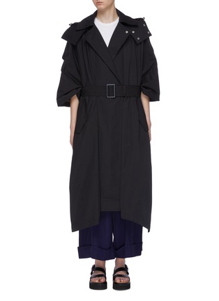 Main View - Click To Enlarge - TOGA ARCHIVES - Belted hooded trench coat