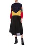Figure View - Click To Enlarge - TOGA ARCHIVES - Colourblock animal print jacquard sweater