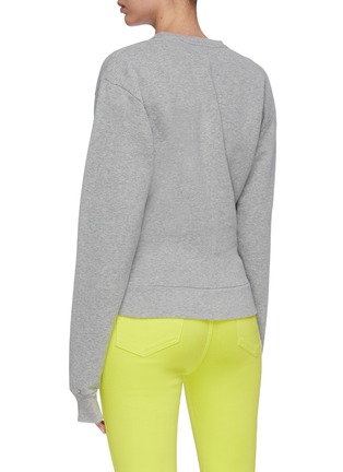 Back View - Click To Enlarge - BEN TAVERNITI UNRAVEL PROJECT  - Pintuck sweatshirt
