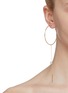 Figure View - Click To Enlarge - CHARLOTTE LEBECK - 'Coco Creole' freshwater pearl fringe drop hoop earrings