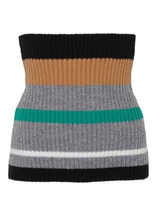 Main View - Click To Enlarge - PLAN C - Stripe knit belt