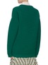 Back View - Click To Enlarge - PLAN C - Oversized rib knit V-neck sweater