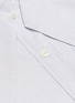  - PLAN C - Drape collar panel pinstripe shirt