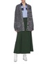 Figure View - Click To Enlarge - PLAN C - Patch pocket marled cardigan