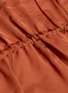 Detail View - Click To Enlarge - PLAN C - Drawstring waist colourblock satin dress