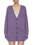 Main View - Click To Enlarge - CHLOÉ - Patch pocket cashmere blend cardigan