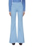 Main View - Click To Enlarge - CHLOÉ - Contrast topstitching patch pocket twill flared pants