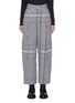Main View - Click To Enlarge - LOEWE - Check plaid wide leg carrot pants