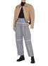 Figure View - Click To Enlarge - LOEWE - Check plaid wide leg carrot pants