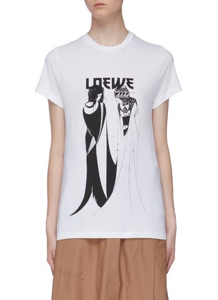 Main View - Click To Enlarge - LOEWE - 'Salome' graphic logo print T-shirt