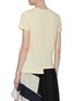 Back View - Click To Enlarge - LOEWE - Asymmetric hem anagram embroidered T-shirt