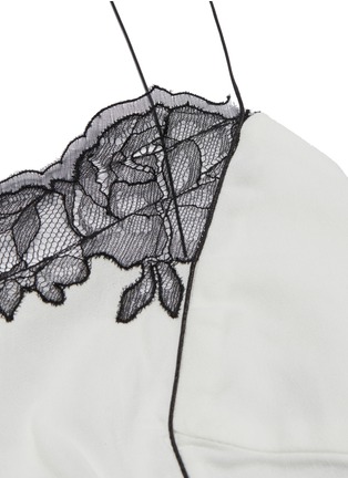  - THOMAS PUTTICK - Chantilly lace trim camisole top