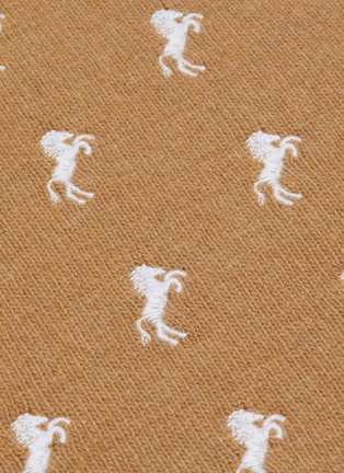  - CHLOÉ - Split back hem horse embroidered oversized sweater
