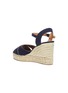  - CASTAÑER - 'Blaudell' ankle strap canvas wedge espadrille sandals