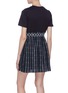 Back View - Click To Enlarge - FILA X 3.1 PHILLIP LIM - Smocked waist logo print stripe T-shirt dress