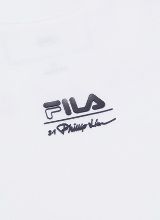  - FILA X 3.1 PHILLIP LIM - Logo print zip pocket sweat shorts