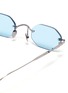 Detail View - Click To Enlarge - PEPPERTINT - 'Abbot Kinney' rimless metal octagonal frame sunglasses