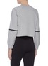 Back View - Click To Enlarge - FILA X 3.1 PHILLIP LIM - Mix logo panelled cropped sweatshirt