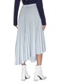 Back View - Click To Enlarge - PROENZA SCHOULER - Stripe symmetric pleated midi skirt
