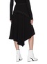 Back View - Click To Enlarge - PROENZA SCHOULER - Asymmetric panelled pleated midi skirt