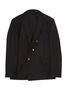 Main View - Click To Enlarge - EIDOS - Slanted button placket wool-mohair twill blazer