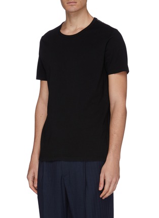 Front View - Click To Enlarge - EIDOS - Chain shoulder T-shirt