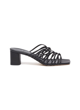 Main View - Click To Enlarge - AEYDE - 'Pearl' strappy leather sandals
