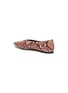  - AEYDE - 'Moa' choked-up snake embossed leather flats