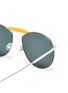 Detail View - Click To Enlarge - FENDI - x Gentle Monster 'GENTLE FENDI 02' acetate bridge metal round sunglasses