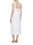 Back View - Click To Enlarge - VINCE - Pleated sleeveless georgette V-neck jumpsuit