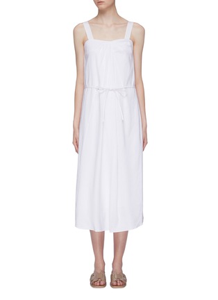 Main View - Click To Enlarge - VINCE - Tie sleeveless midi dress