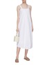 Figure View - Click To Enlarge - VINCE - Tie sleeveless midi dress