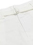  - VINCE - Belted oversized cotton-linen shorts