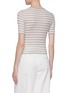 Back View - Click To Enlarge - VINCE - Stripe cashmere rib knit top
