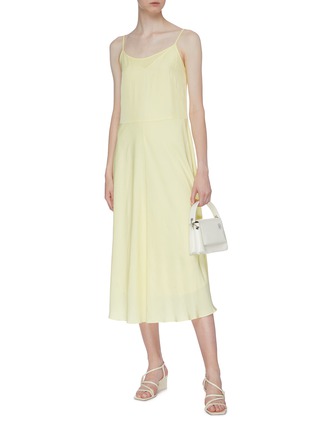 Figure View - Click To Enlarge - VINCE - Layered slip dress