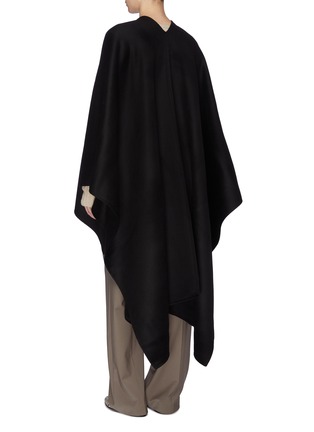 Back View - Click To Enlarge - JOSEPH - 'Quadro' wool-cashmere cape