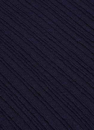  - VINCE - Textured sheer knit sleeveless peplum top