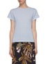 Main View - Click To Enlarge Main View - Click To Enlarge - VINCE - Silk blend stripe T-shirt