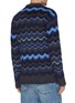 Back View - Click To Enlarge - MARNI - Zig zag stripe sweater