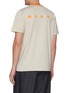 Back View - Click To Enlarge - MARNI - Contrast collar graphic print T-shirt