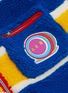  - MARNI - Logo appliqué stripe fleece jacket
