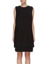Main View - Click To Enlarge - VICTORIA, VICTORIA BECKHAM - Layered pleated crepe sleeveless dress