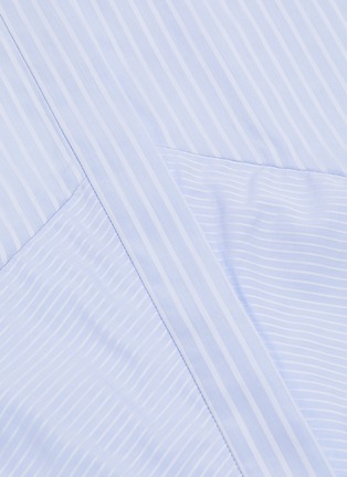 Detail View - Click To Enlarge - VICTORIA, VICTORIA BECKHAM - Stripe peplum shirt dress