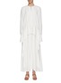 Main View - Click To Enlarge - VICTORIA, VICTORIA BECKHAM - Keyhole front oversized drape crepe dress