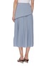 Back View - Click To Enlarge - VICTORIA, VICTORIA BECKHAM - Belted layered pleated skirt